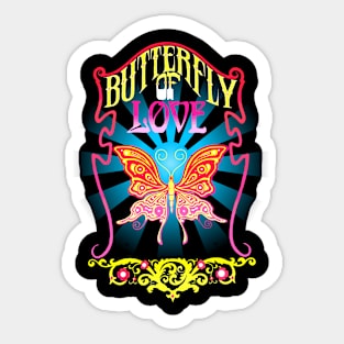 Butterfly of Love Sticker